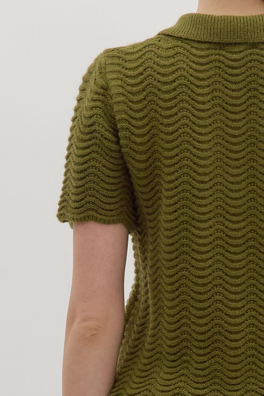 Olive Knit Sweater