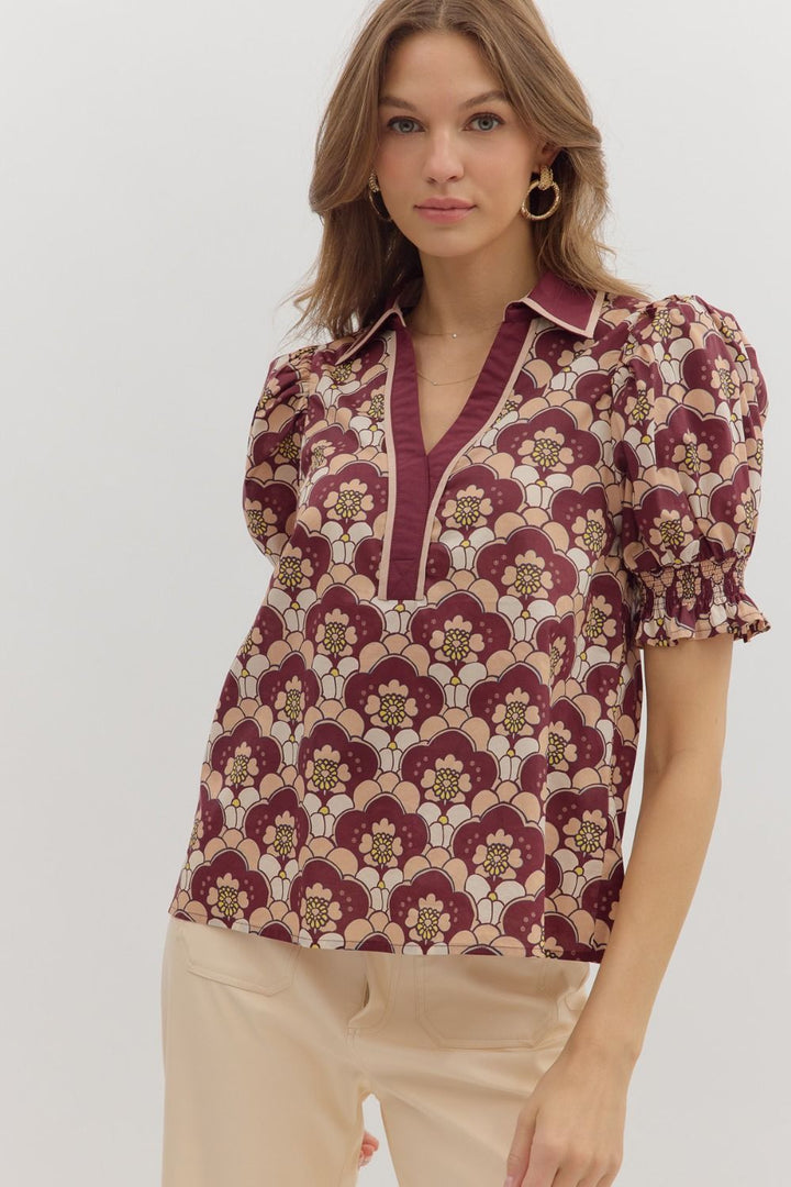 The Retro Wine Top