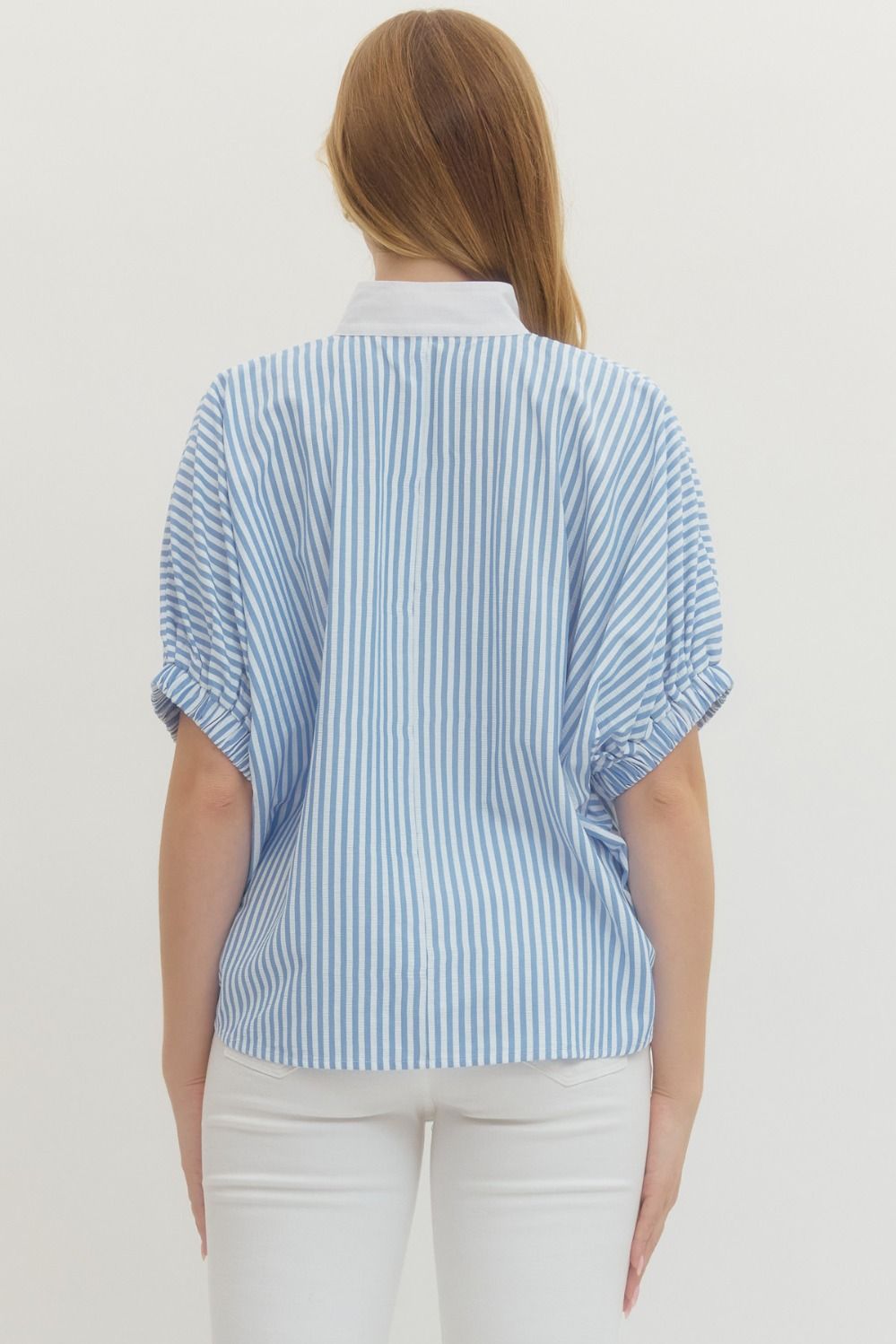 Striped Dolman Sleeve Top