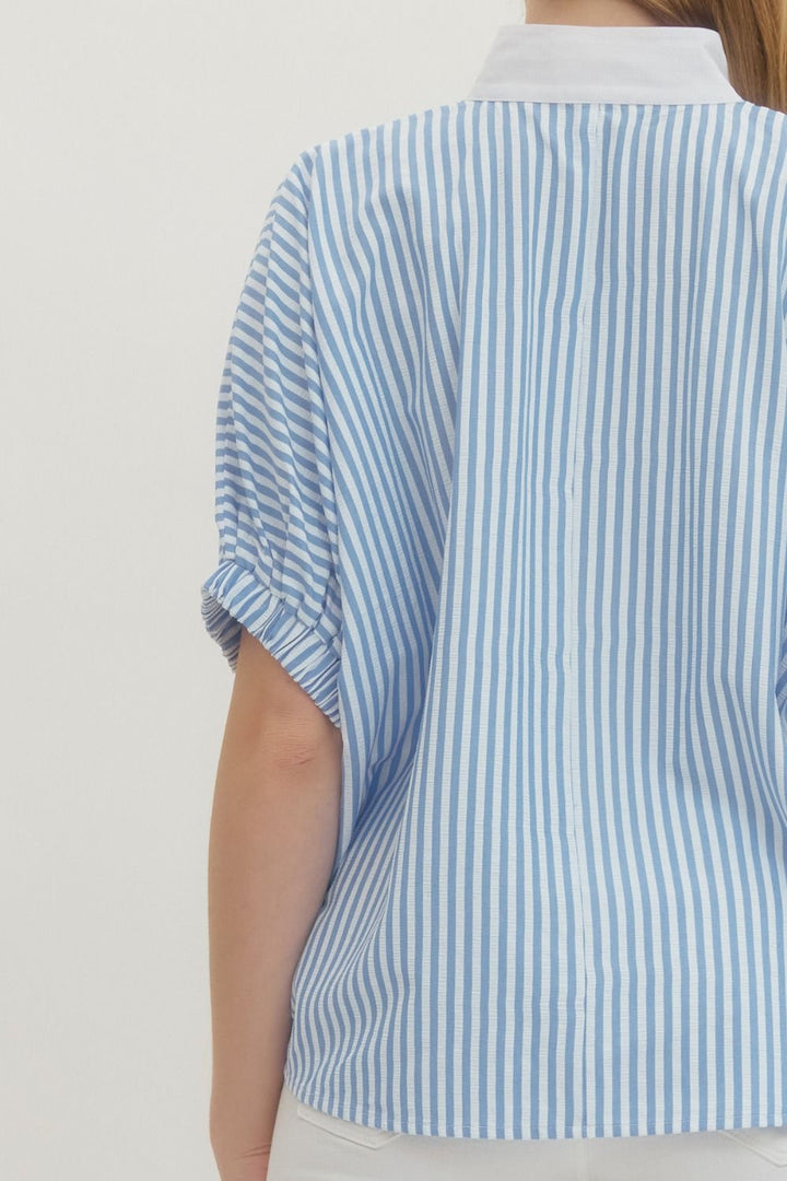 Striped Dolman Sleeve Top