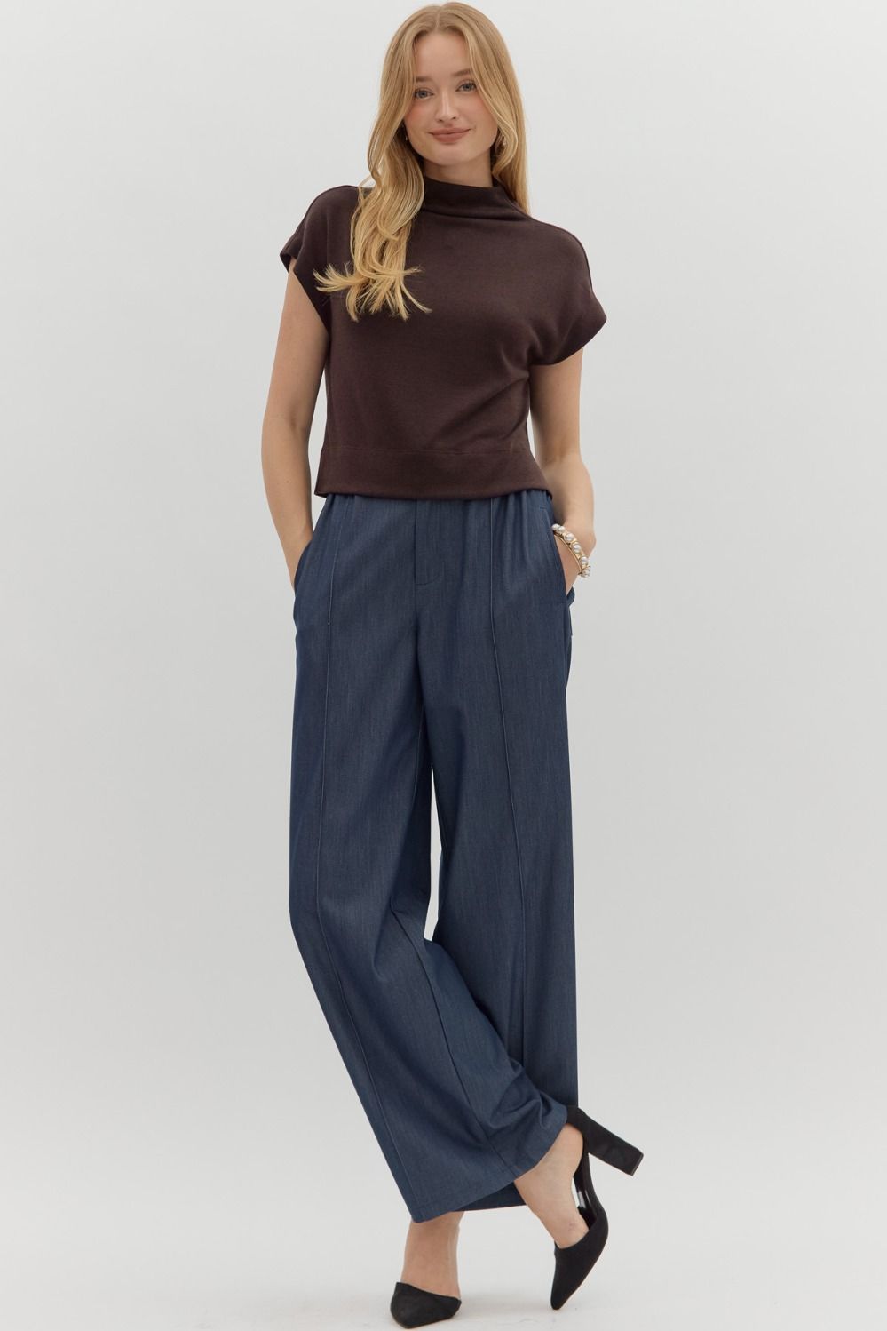Mock Neck Top