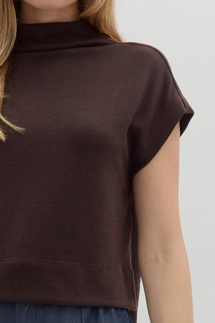 Mock Neck Top