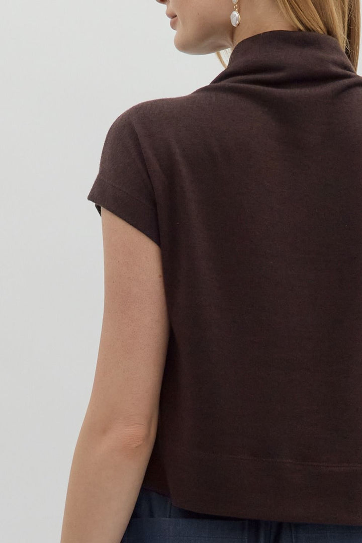 Mock Neck Top