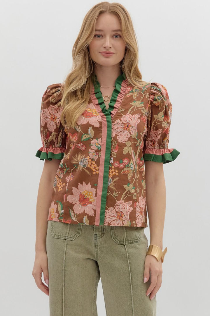 Fall Floral Top