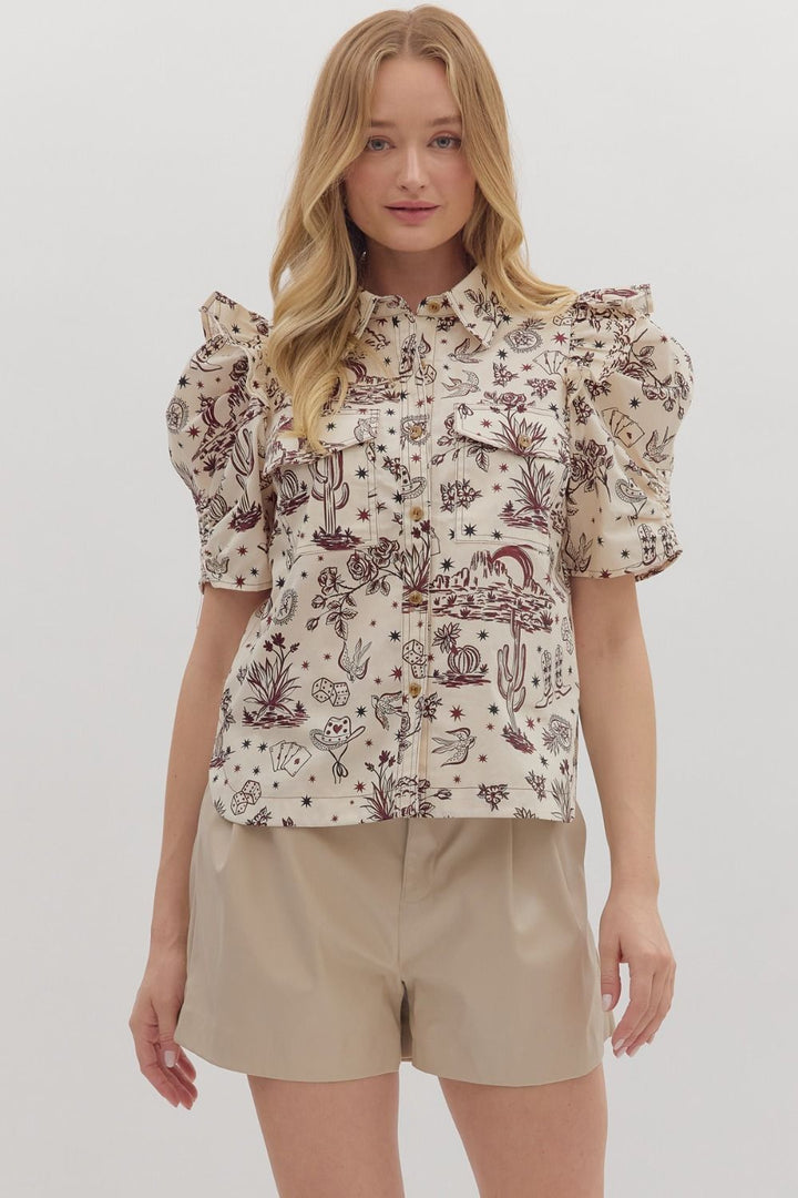Cool Cowgirl Top