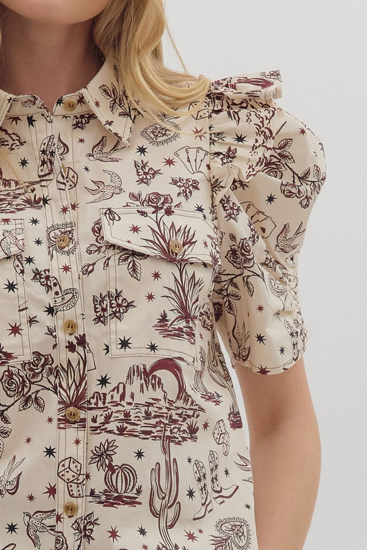 Cool Cowgirl Top