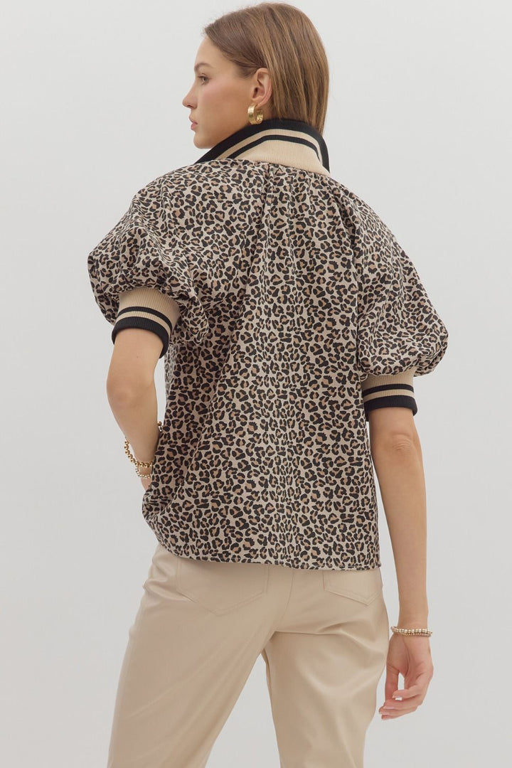 Louise Leopard Top