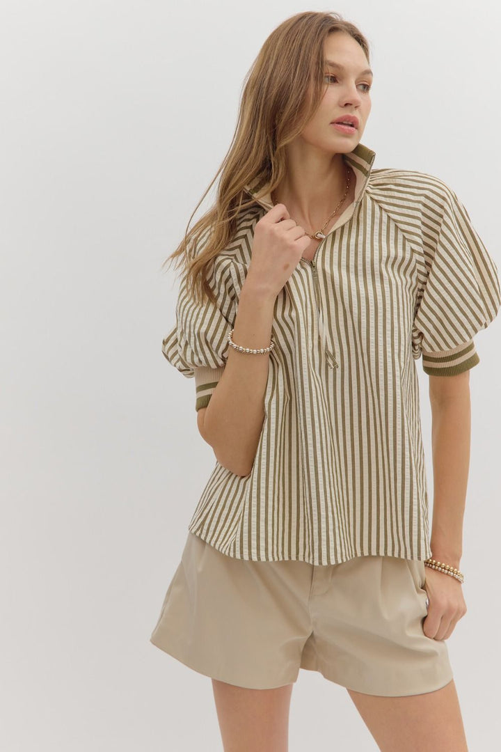 The Striped Sarah Top