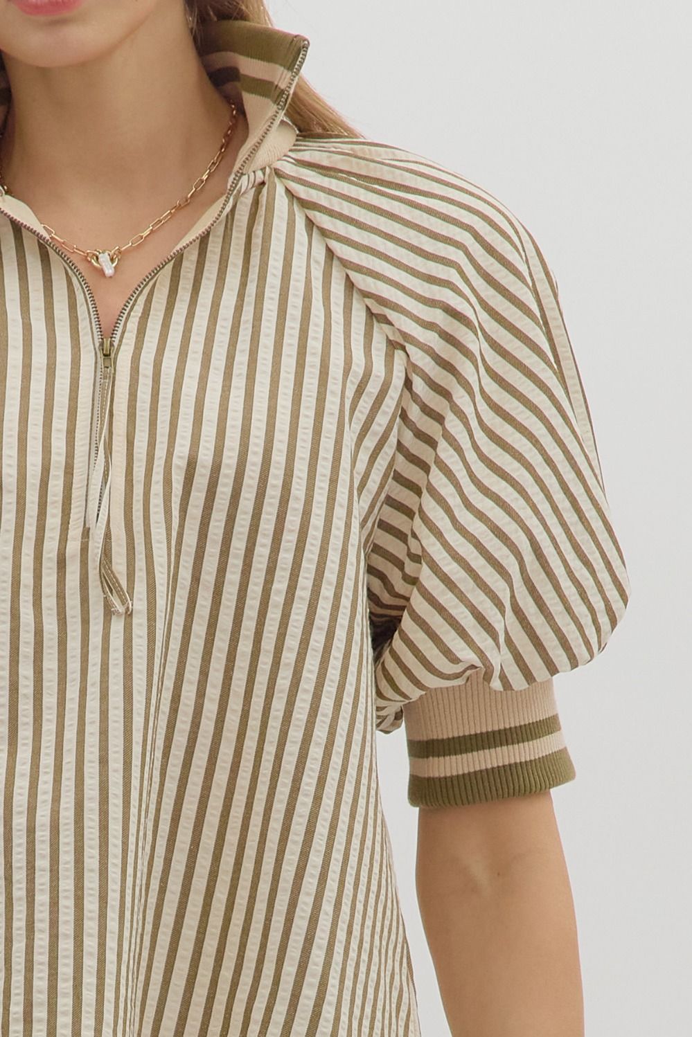 The Striped Sarah Top