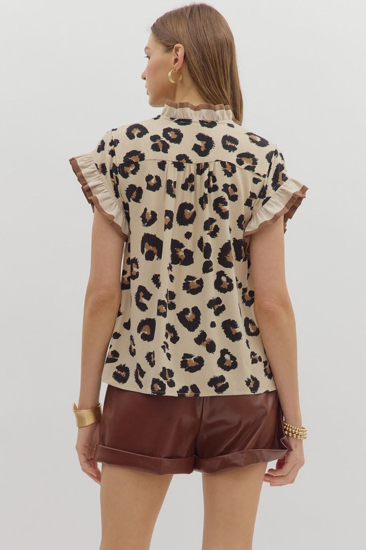 Leopard Lisa Top
