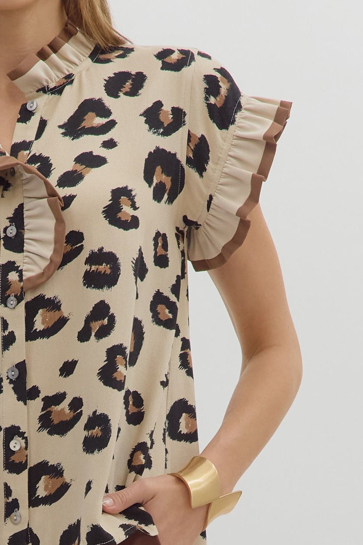 Leopard Lisa Top