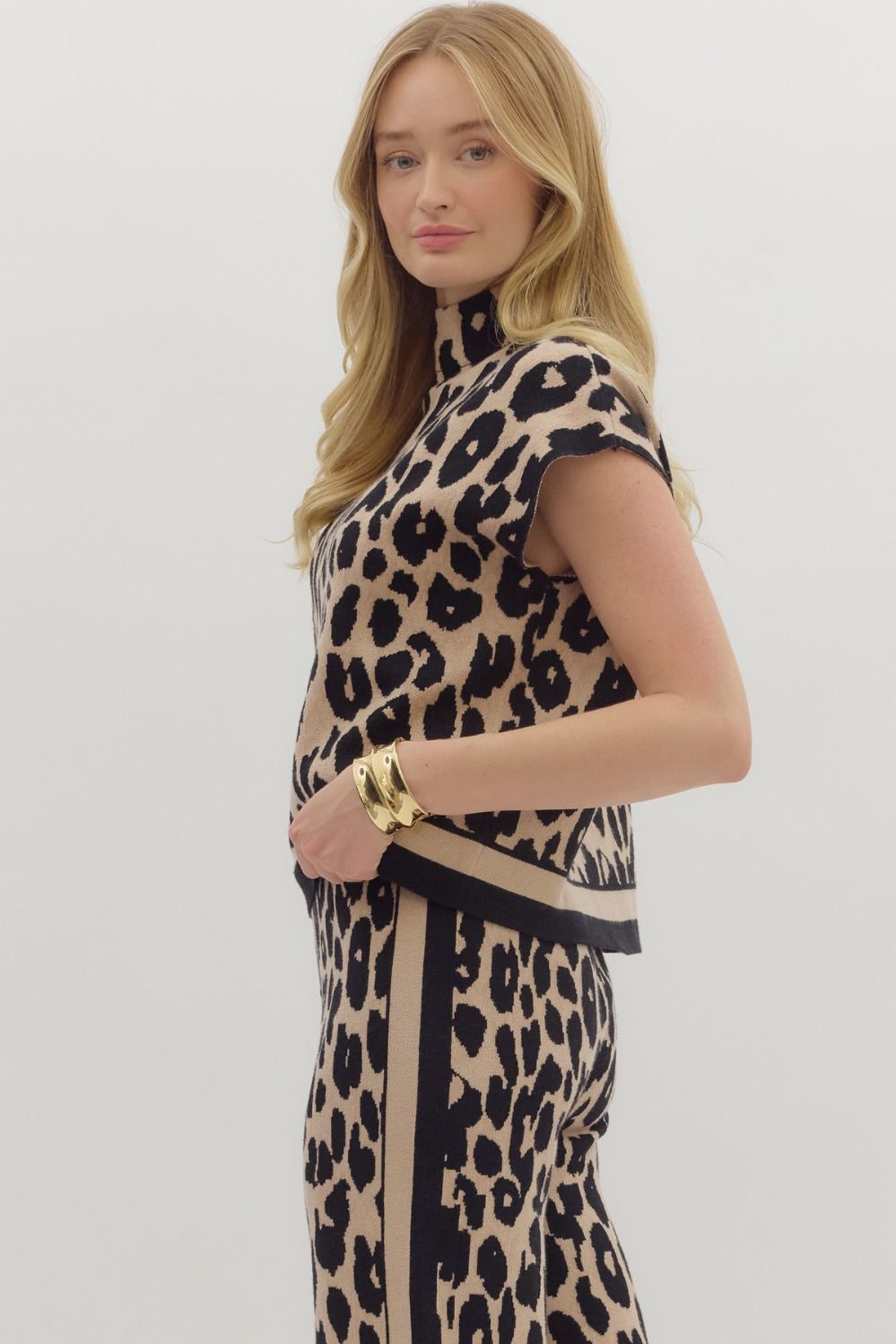 Leopard Lounge Top