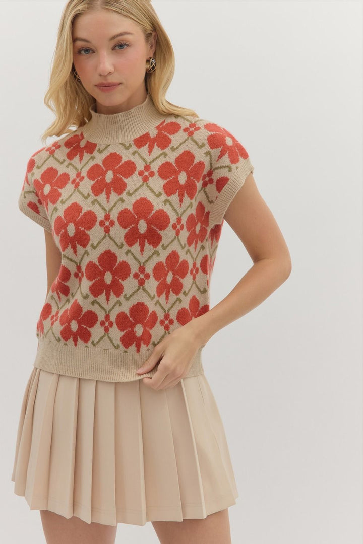 The Retro High Neck Sweater