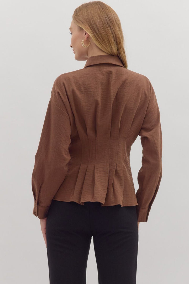 The Mocha Button Down