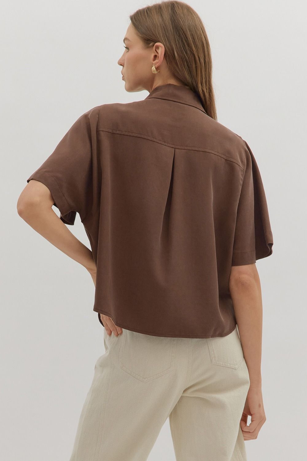 Brown Button Down