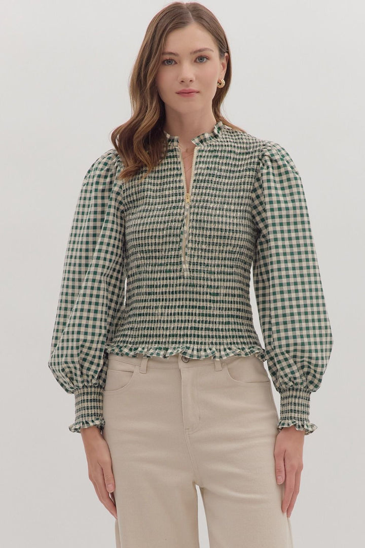 Gingham Long Sleeve