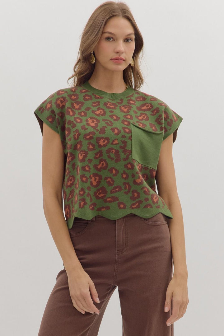 Leo Cap Sleeve Top