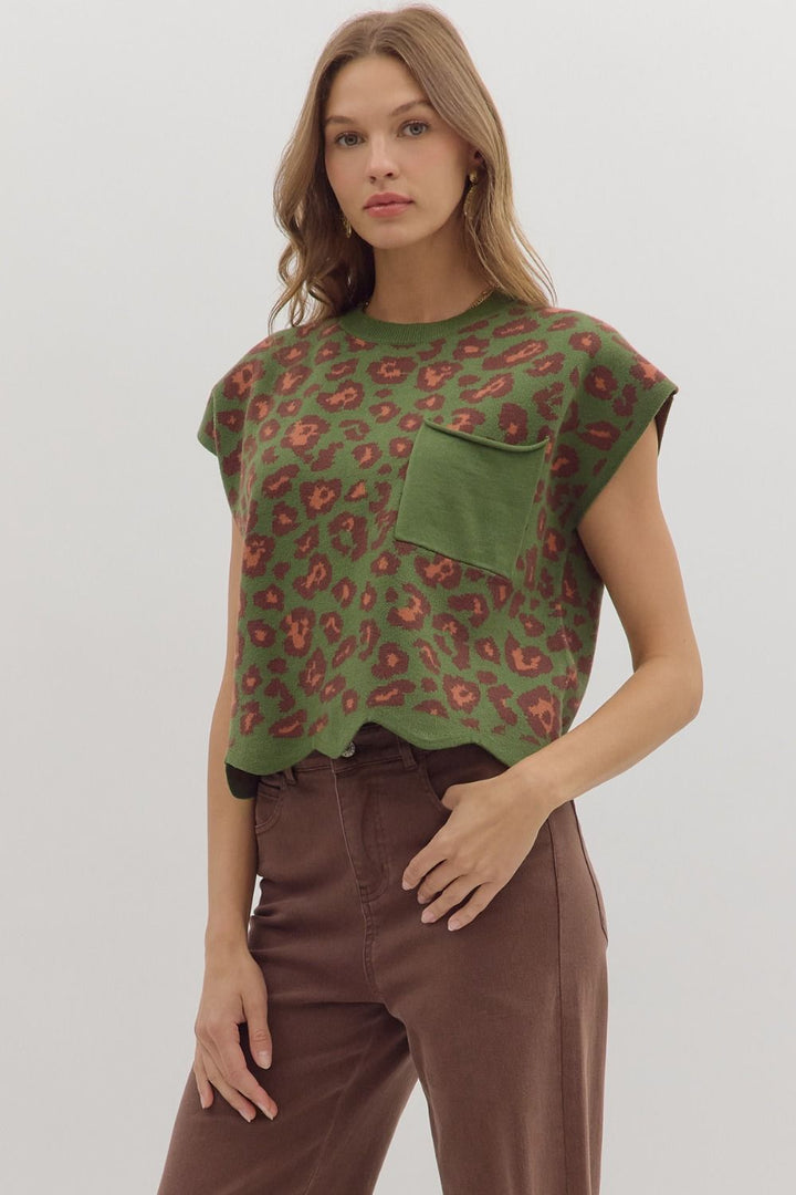 Leo Cap Sleeve Top
