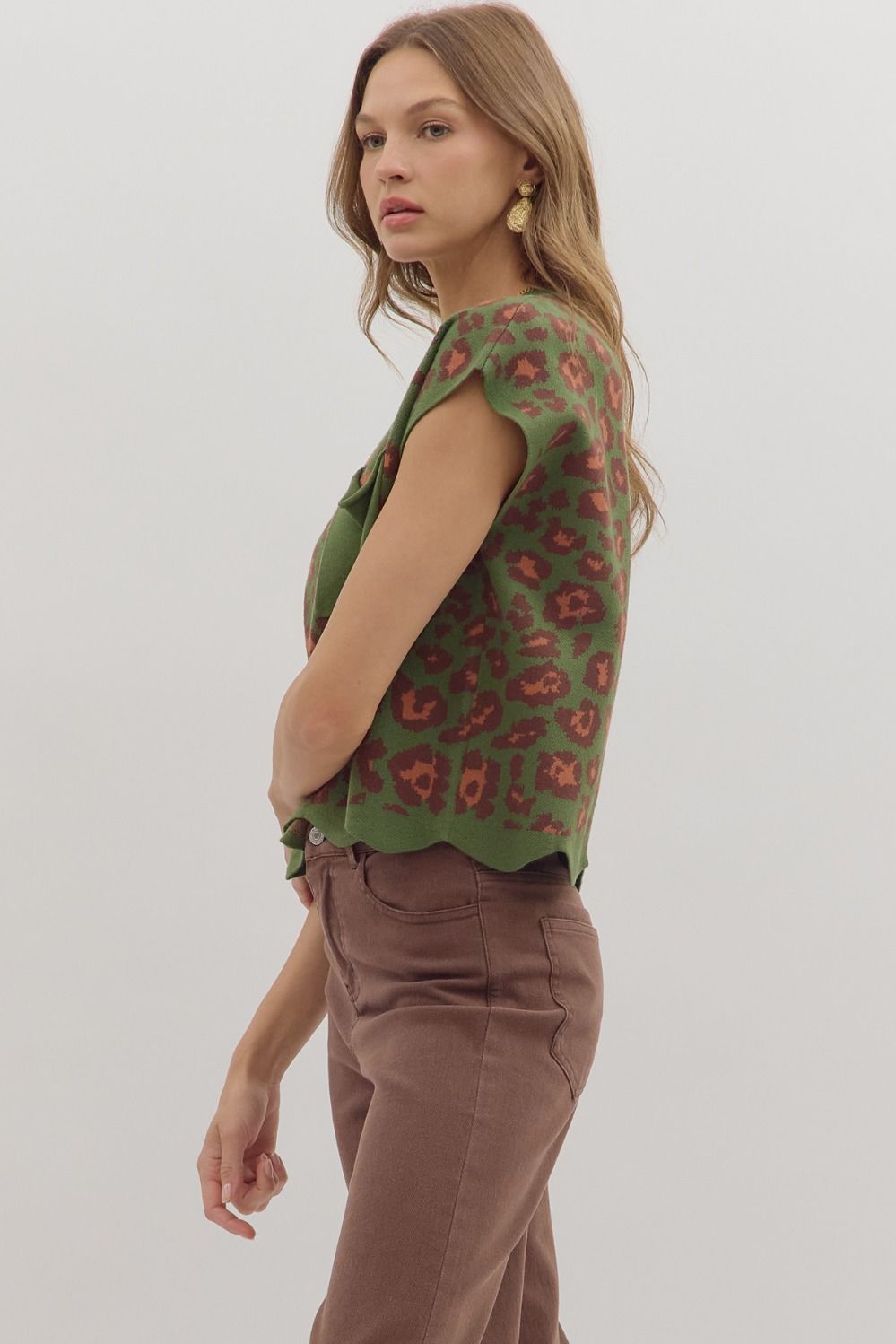 Leo Cap Sleeve Top