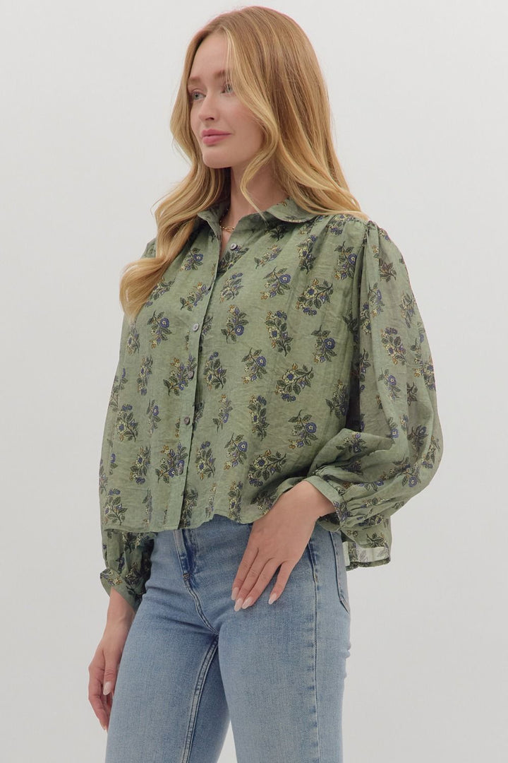 Botanical Button Down