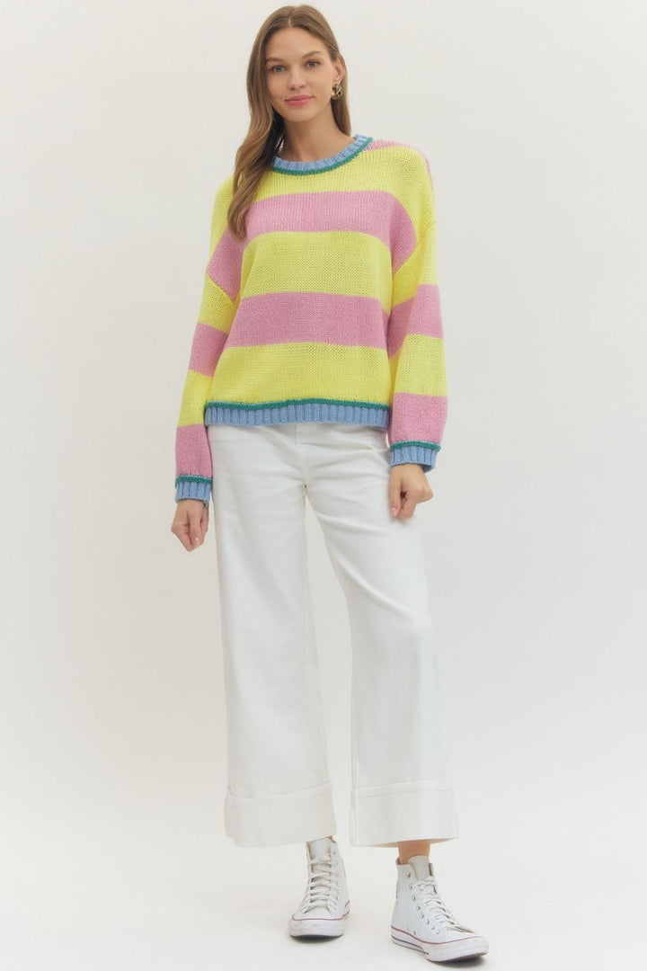 Multicolor Stripe Sweater