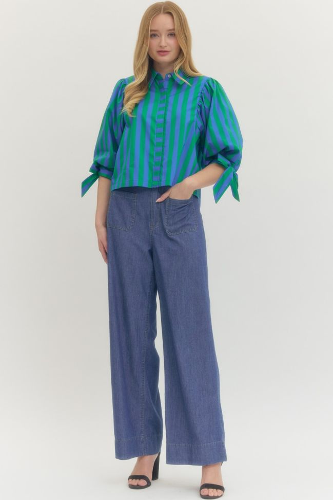 The Sandy Stripe Top