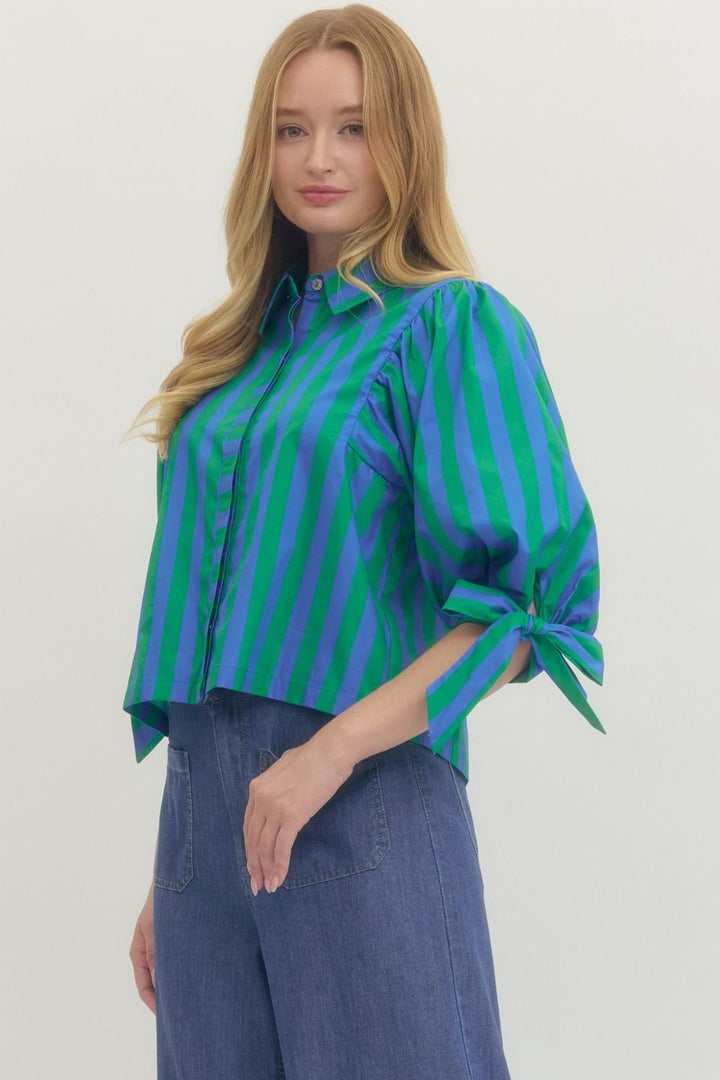 The Sandy Stripe Top