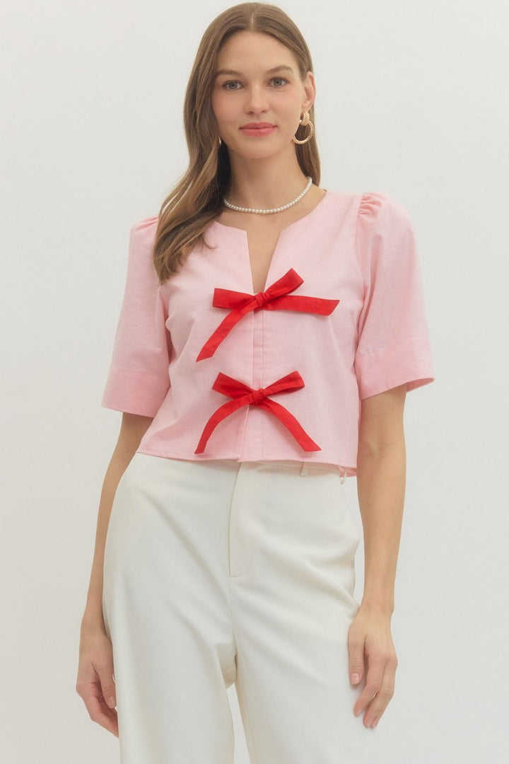 The Red Bow Top