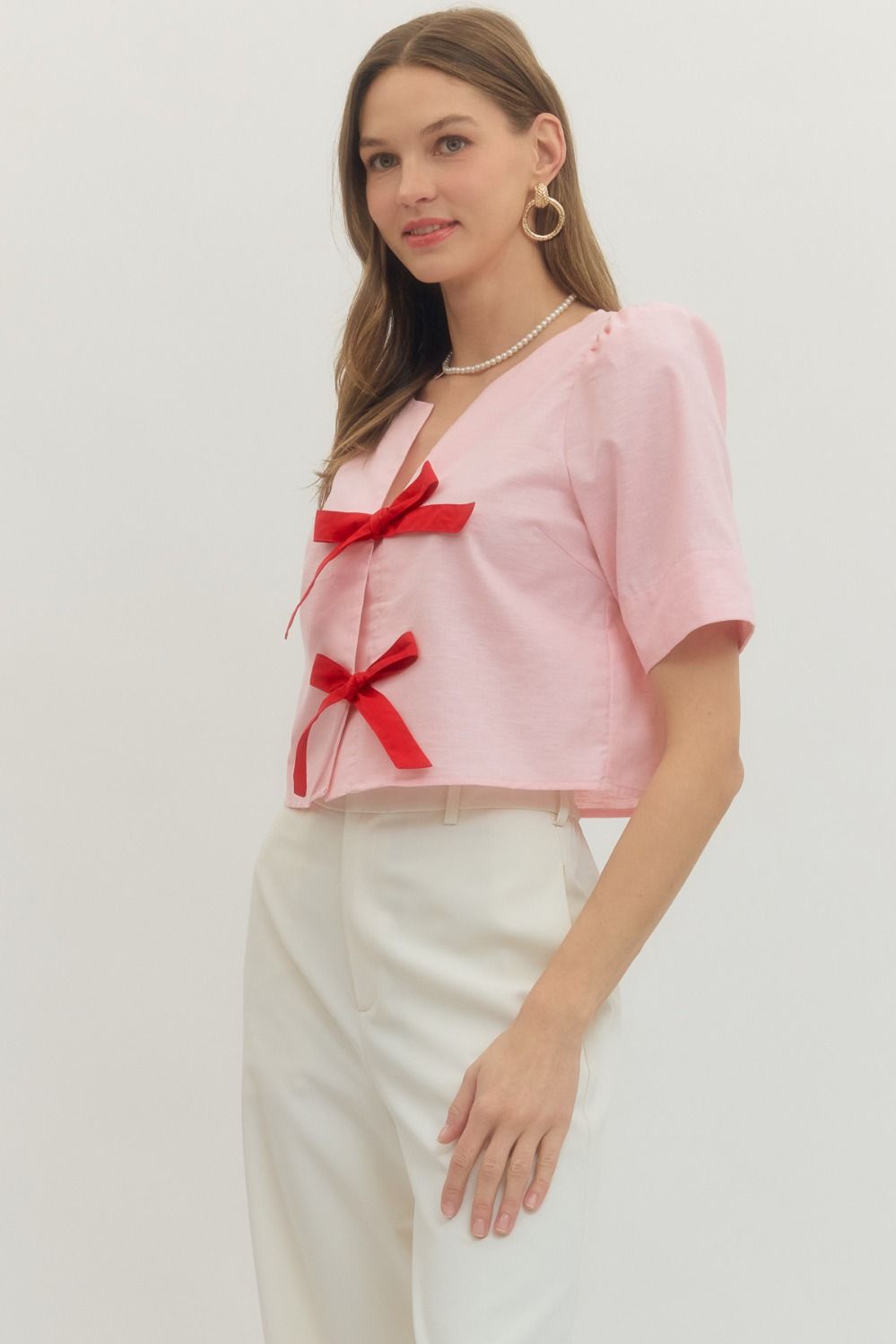 The Red Bow Top