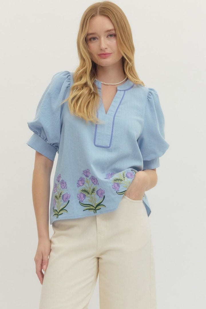 Floral Motif Top