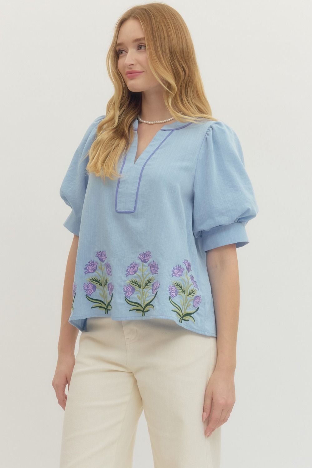 Floral Motif Top