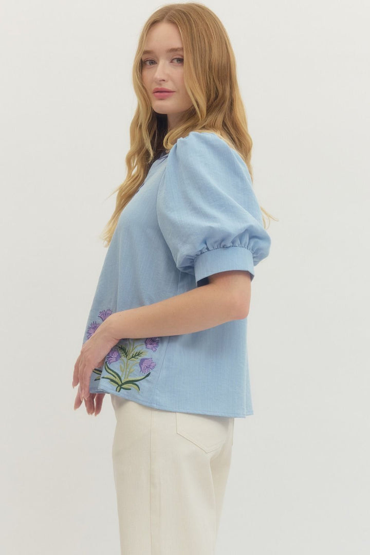 Floral Motif Top
