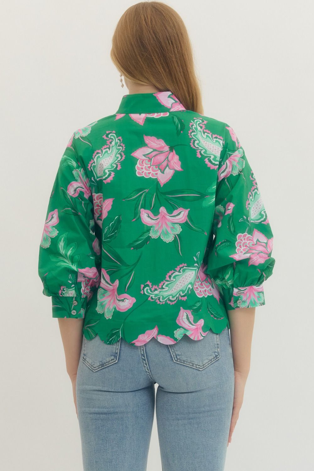 The Green Gatsby Top