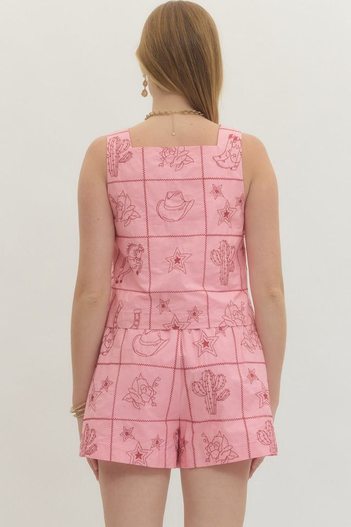 Western Embroidered Top