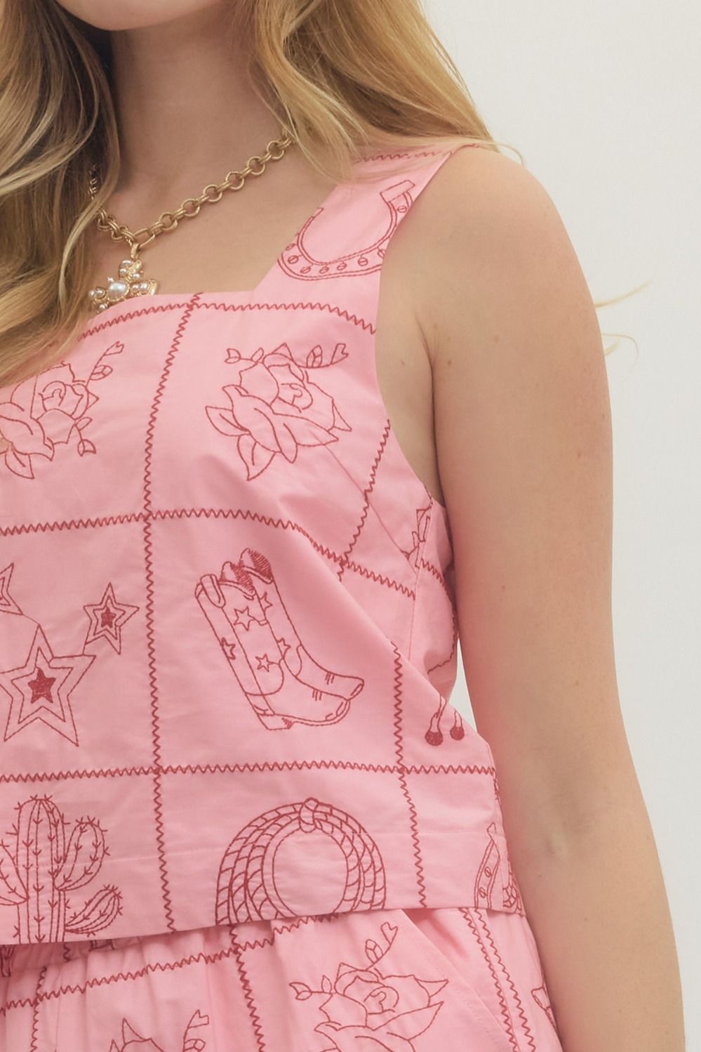 Western Embroidered Top