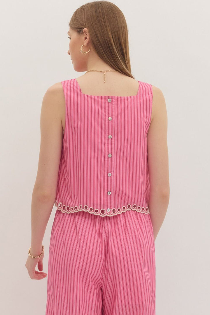The Pink Boho Top