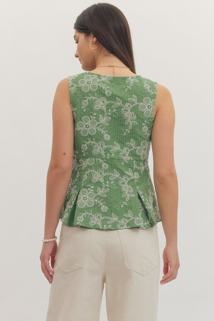 The Fern Peplum Top
