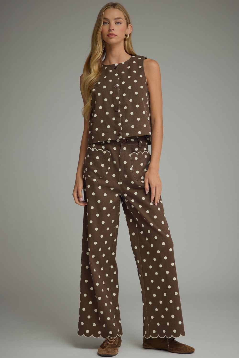 Mavis Polka Dot Top