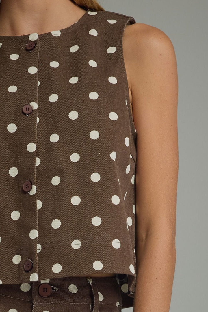 Mavis Polka Dot Top