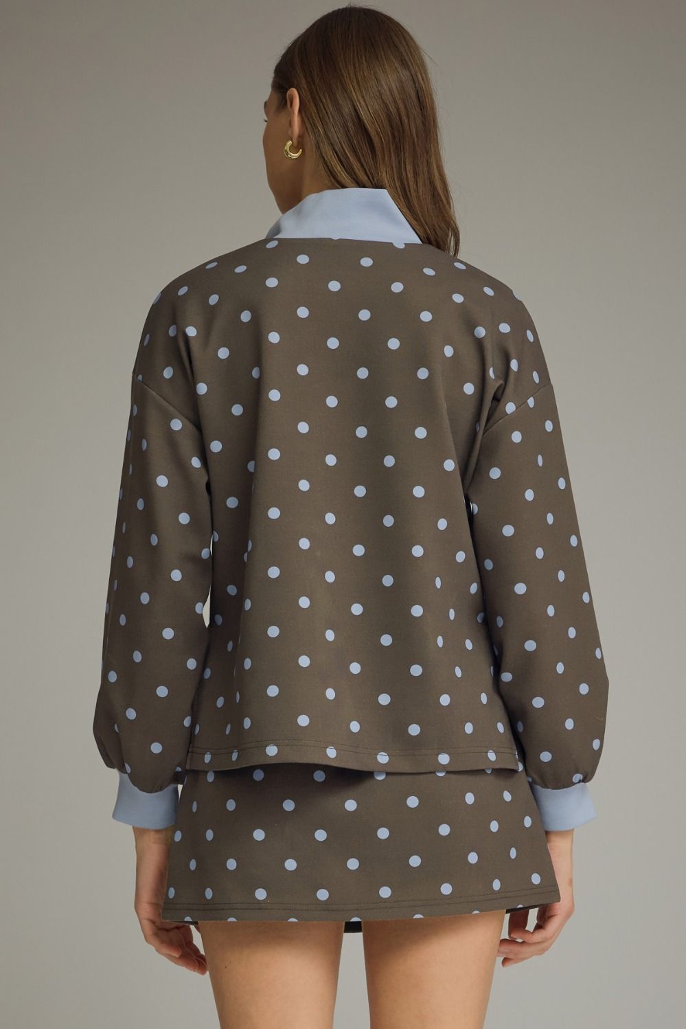 Polka Dot Knit Top