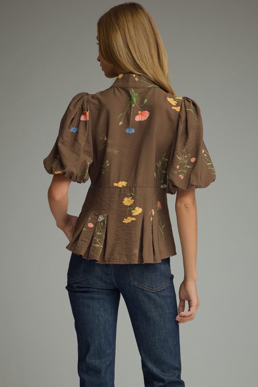 The Brenna Brown Floral Top