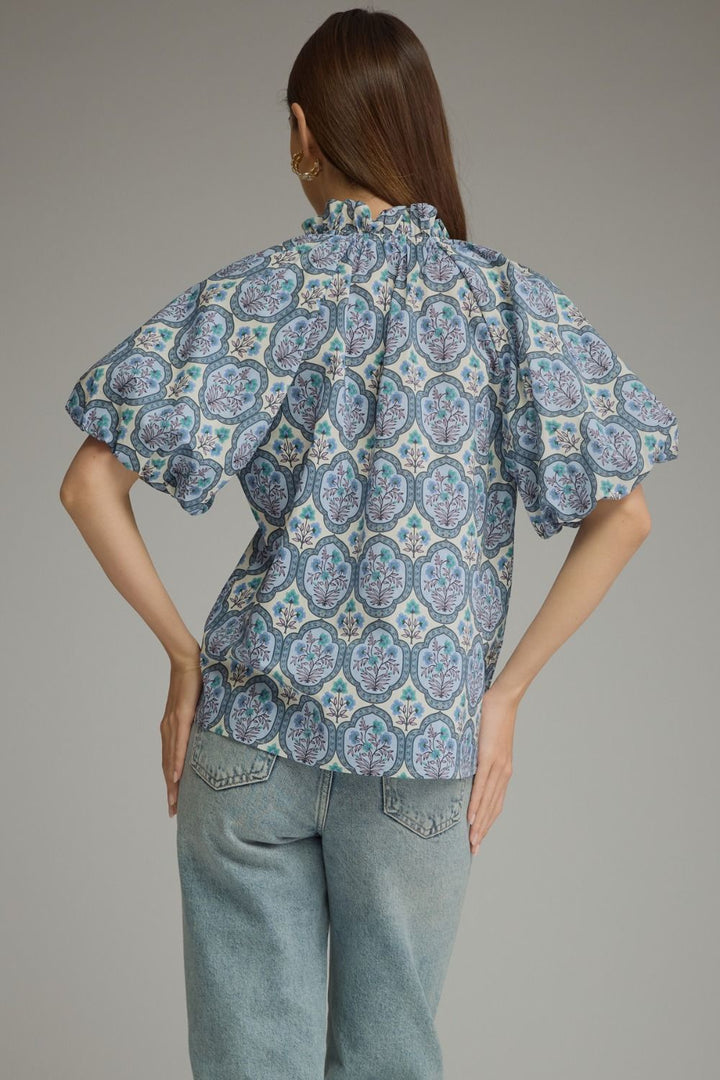 Dusty Blue Blouse