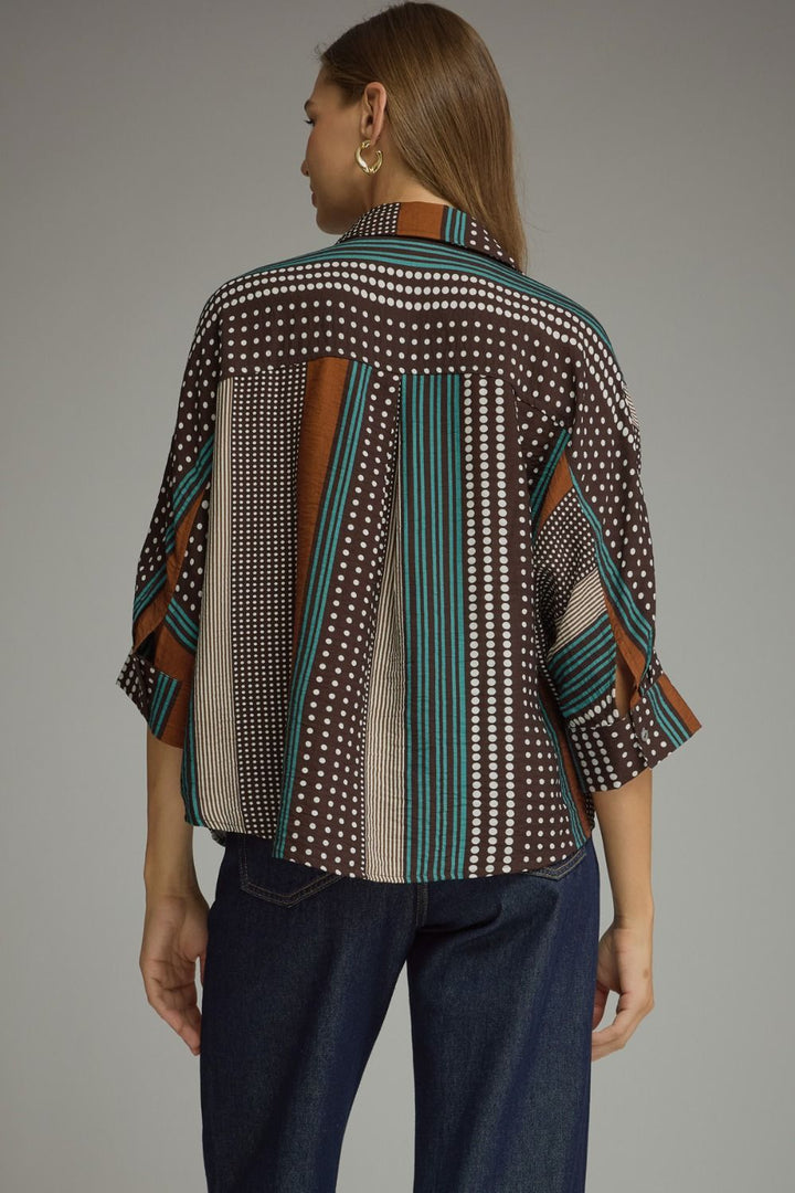 Polka Dot Mosaic Top