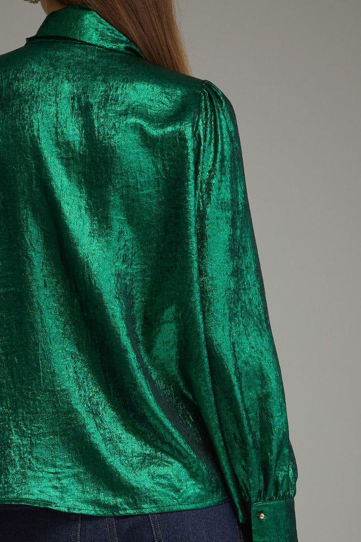 Emerald Metallic Top