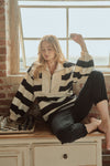 Oversized Stripe Pullover