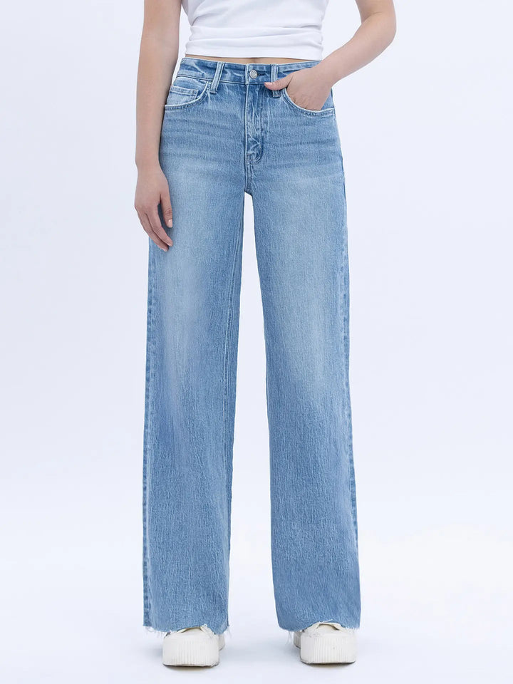 High Rise Clean Cut Jeans