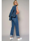 High Rise Cuffed Crop Jeans