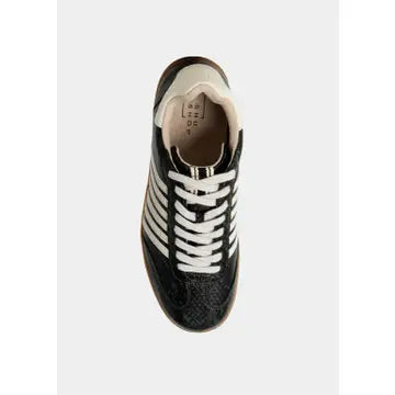 The Stevie Dark Green Snake Sneaker