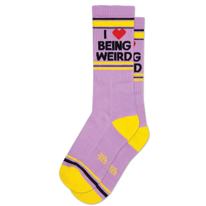 I love being weird socks