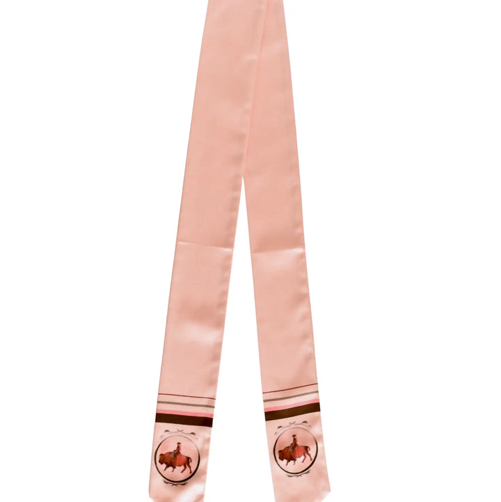 Roamin' Cowgirl Bison Western Twilly Scarf